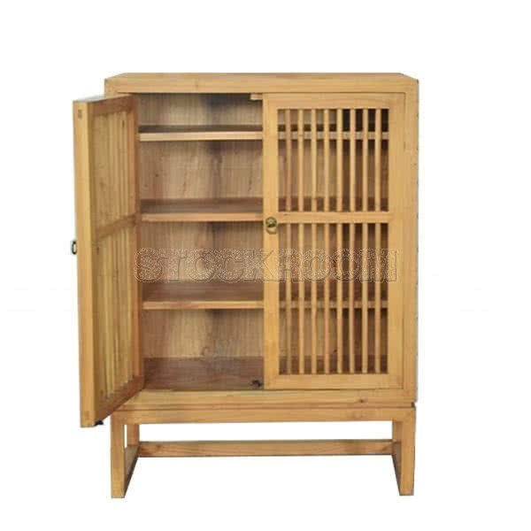 Tang Elm Wood Chinese Side Cabinet and Cupboard