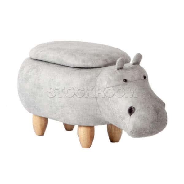 Little Hippo Stool with Storage - Junior
