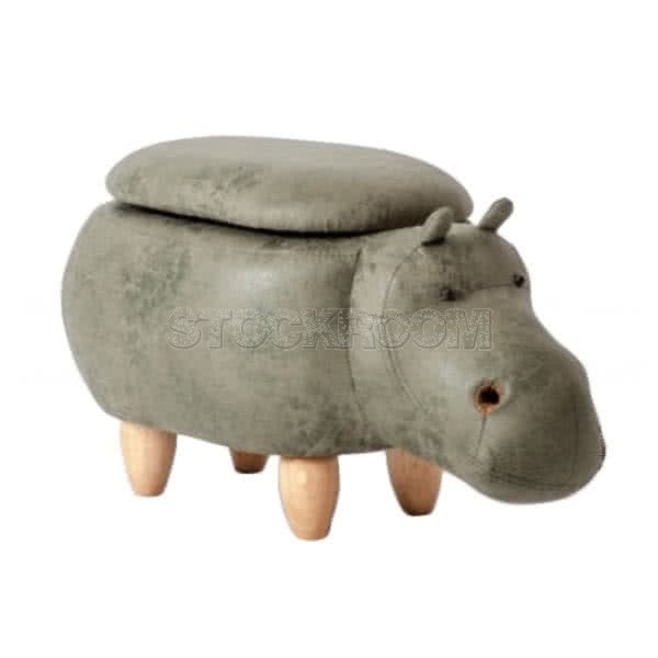 Little Hippo Stool with Storage - Junior