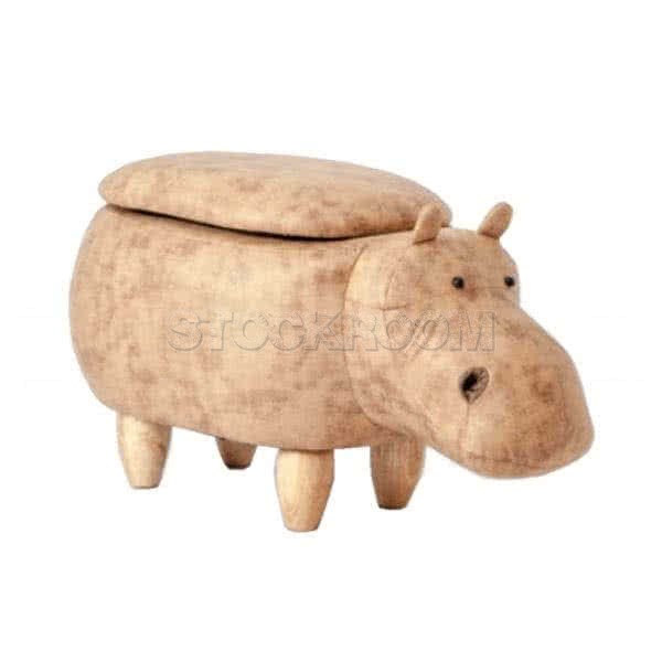 Little Hippo Stool with Storage - Junior