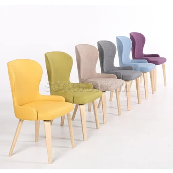 Clare Upholstered Fabric Dining Chair