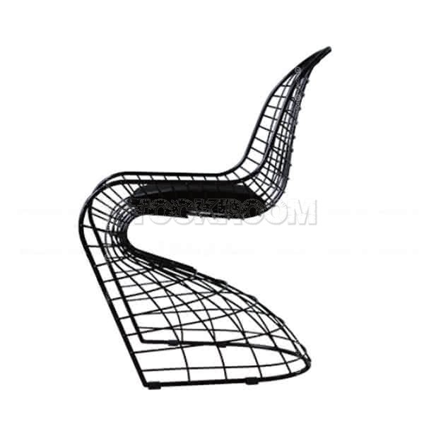Verner Panton Style Wire Chair 