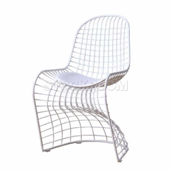 Verner Panton Style Wire Chair 