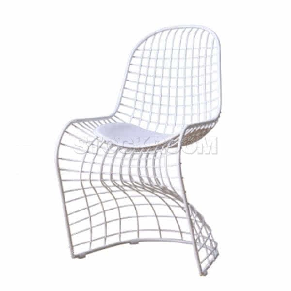Verner Panton Style Wire Chair 