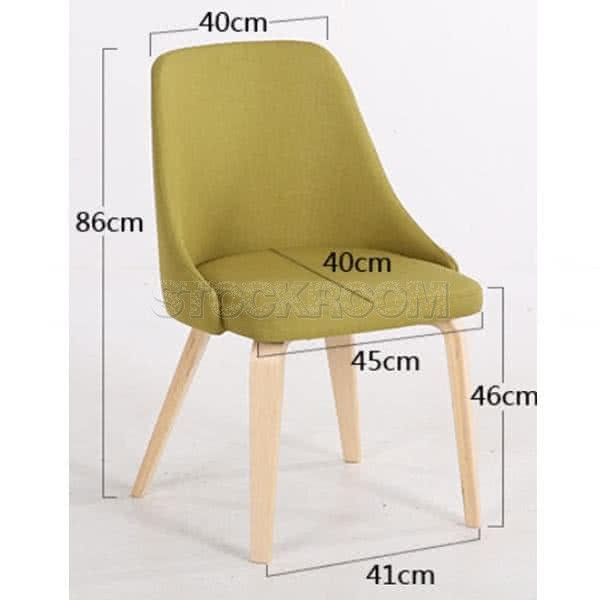 Luigi Upholstered Fabric Dining Chair - More Colors