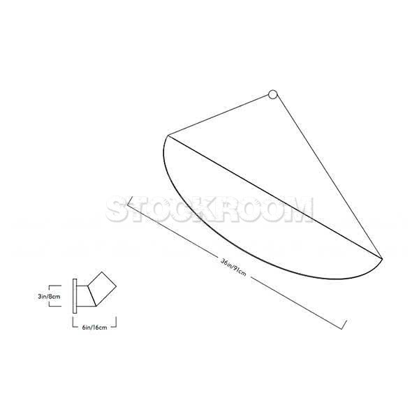 Bounce Large Shade Wall Mount - More Colors
