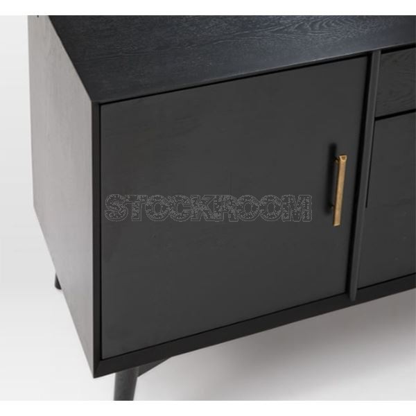 Percy Black Sideboard Cabinet