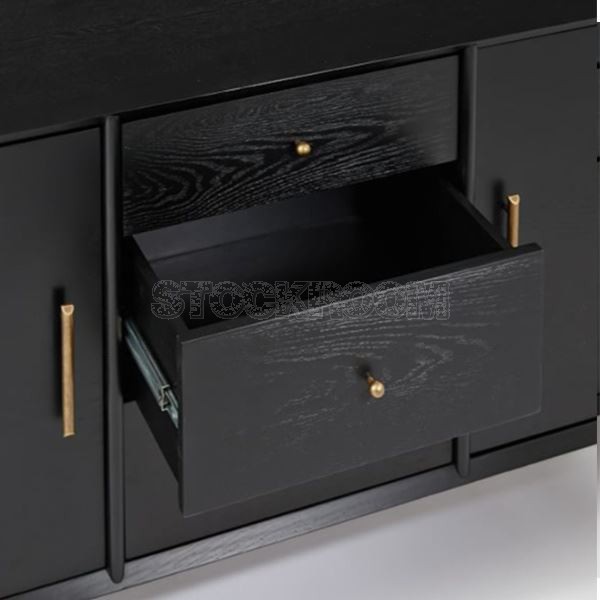 Percy Black Sideboard Cabinet