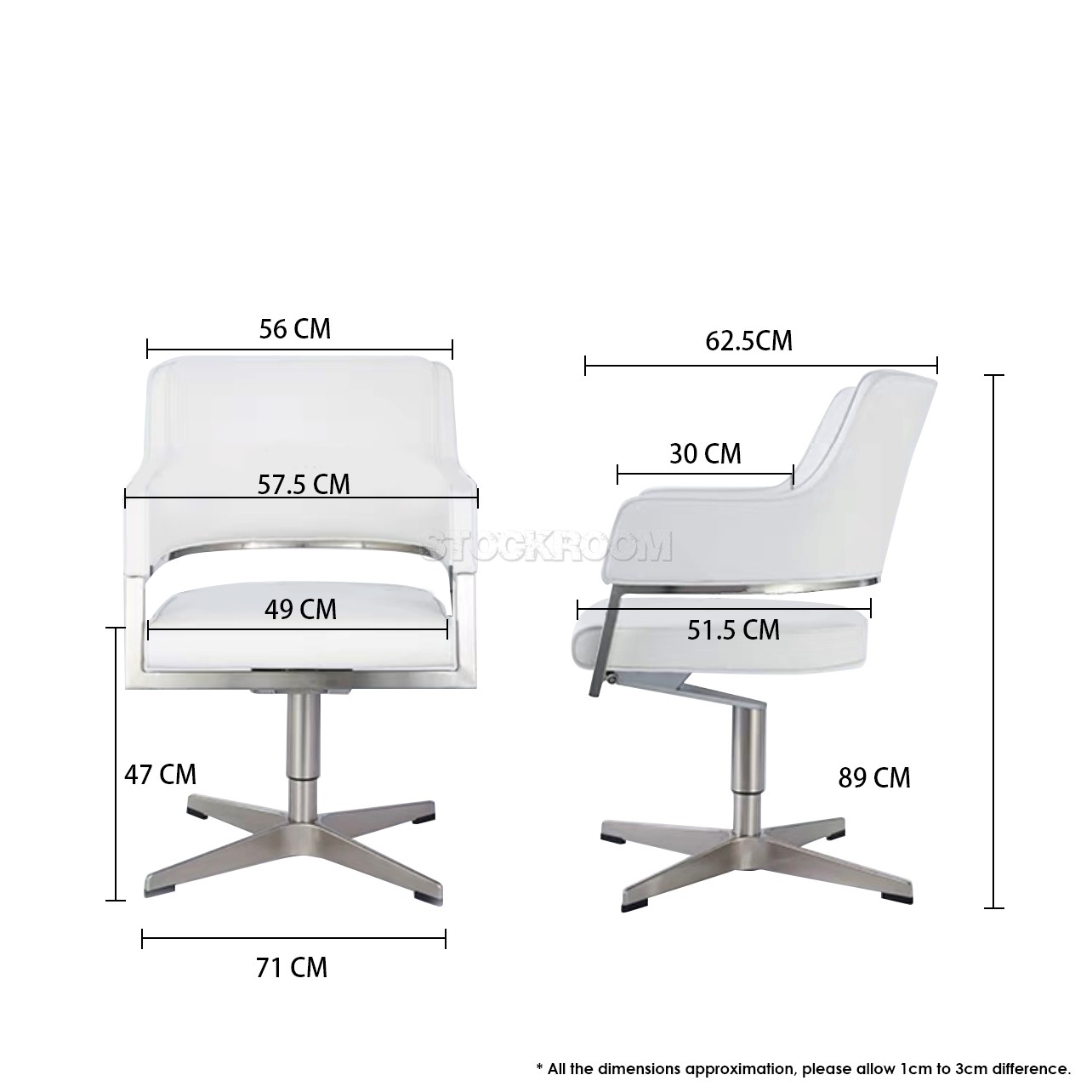 Bromley Swivel Fixed Base Office Chair