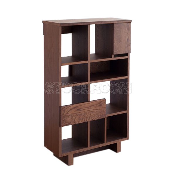 Dennis Solid Oak Wood Sided Shelf