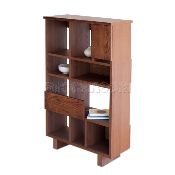 Dennis Solid Oak Wood Sided Shelf