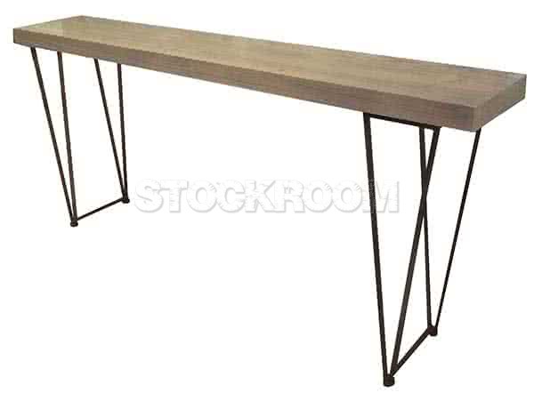 Devin Solid Wood High Console Table