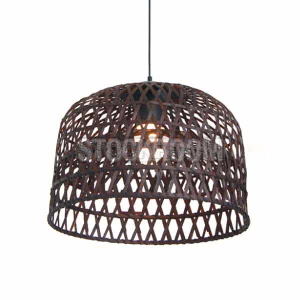 Terrance Rattan Style Pendant Lamp