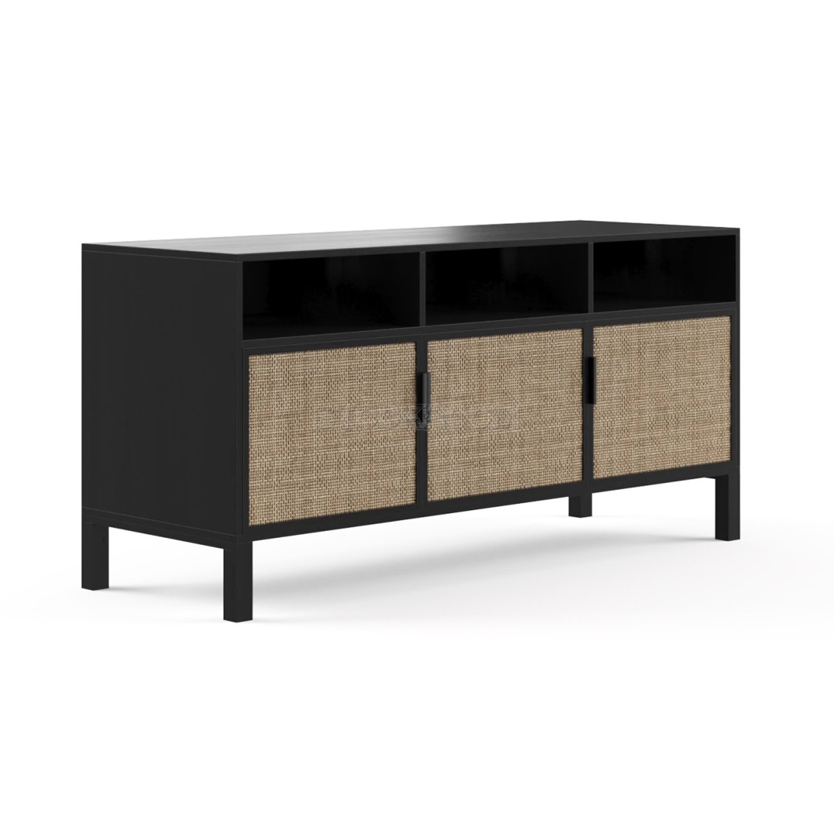 Harper Rattan Compact Entertainment Unit TV Cabinet / Media Console