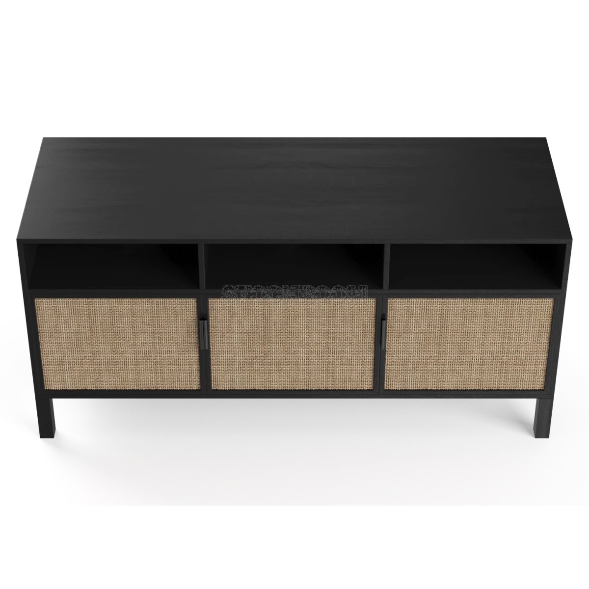 Harper Rattan Compact Entertainment Unit TV Cabinet / Media Console