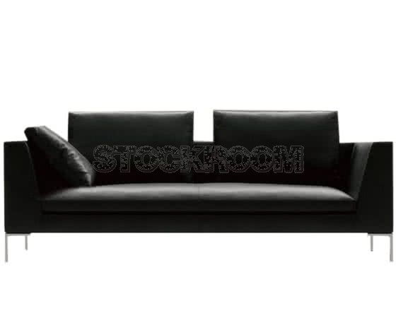 Domino Leather Feather Down Sofa