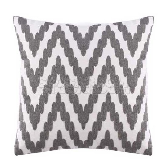 Dotted Zig-Zag Decorative Cushion