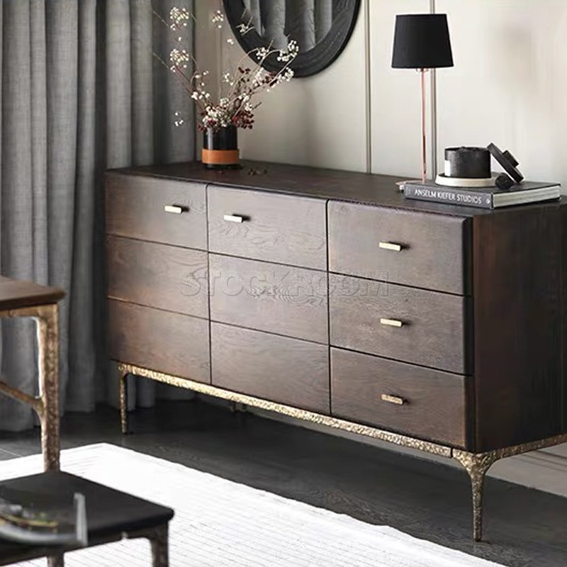 Nicolás Rustic Style Industrial Sideboard