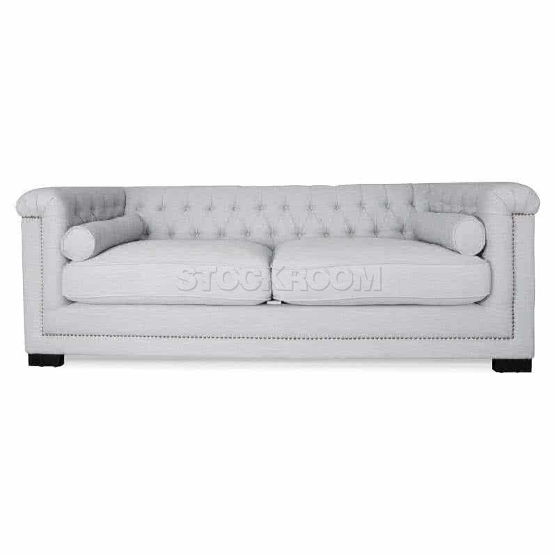 Penelope Chesterfield Fabric Sofa