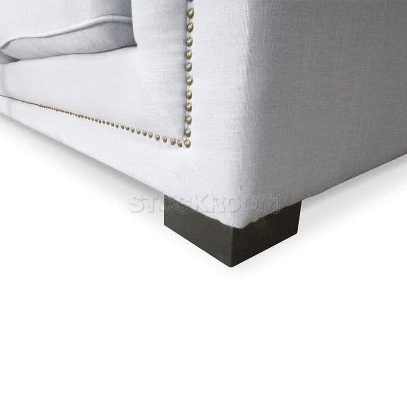 Penelope Chesterfield Fabric Sofa