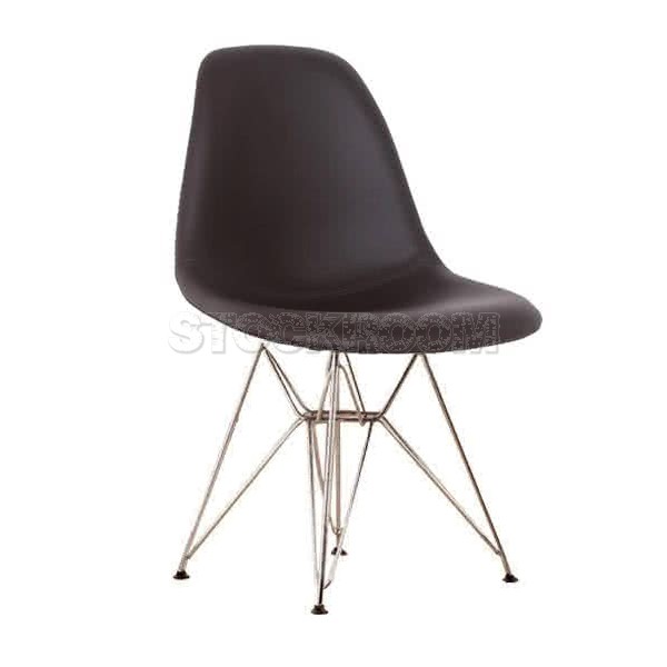 Eames DSR Style Upholstered Faux Leather Dining Chair