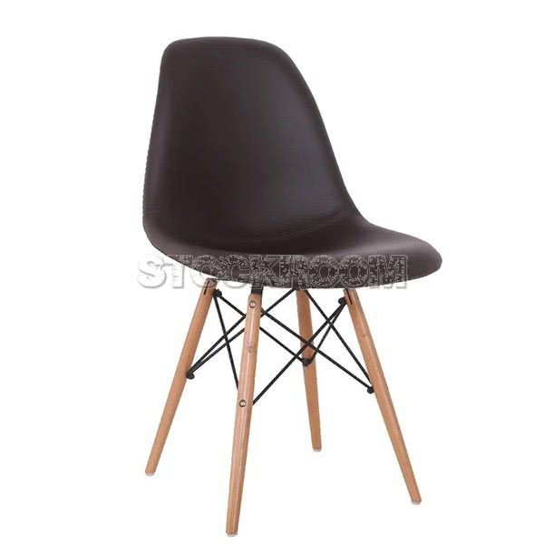 Eames DSW Style Dining Chair - Leather Version