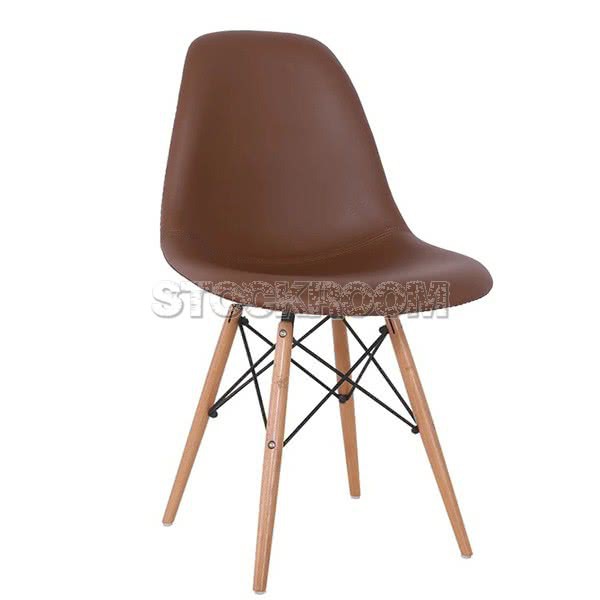 Eames DSW Style Dining Chair - Leather Version