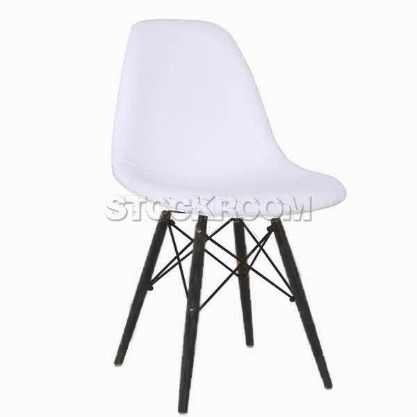 Eames DSW Style Dining Chair - Leather Version