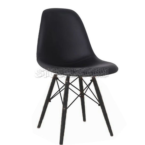 Eames DSW Style Dining Chair - Leather Version