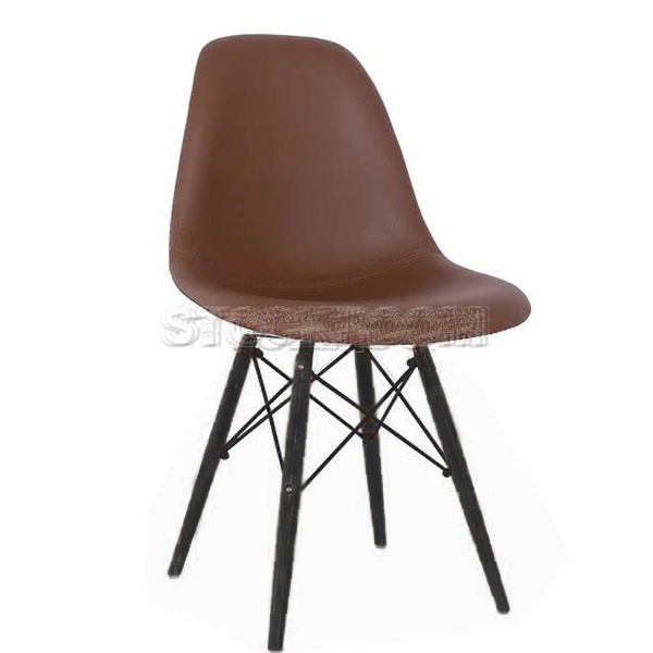 Eames DSW Style Dining Chair - Leather Version