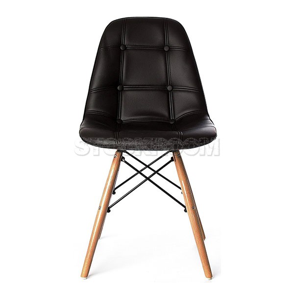 Eames DSW Style Dining Chair - Molded Leather Version