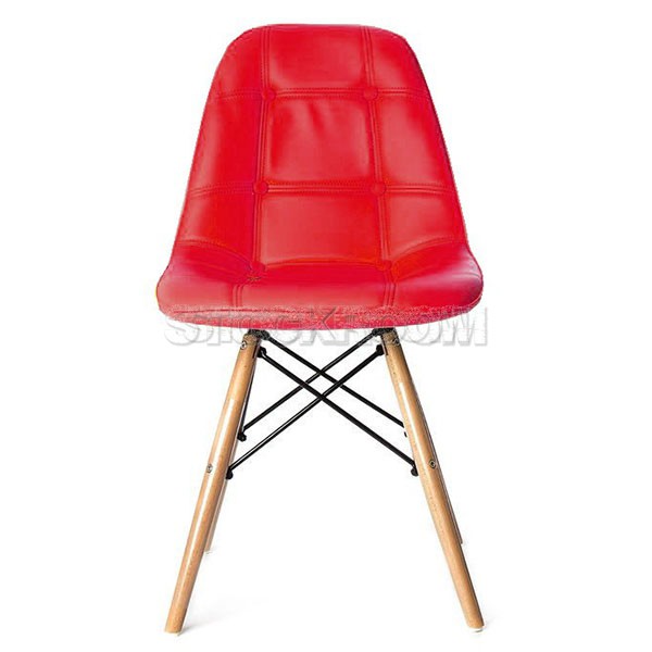 Eames DSW Style Dining Chair - Molded Leather Version