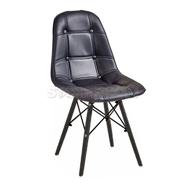 Eames DSW Style Dining Chair - Molded Leather Version