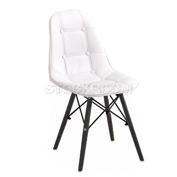 Eames DSW Style Dining Chair - Molded Leather Version