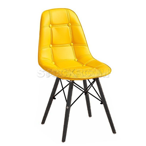 Eames DSW Style Dining Chair - Molded Leather Version