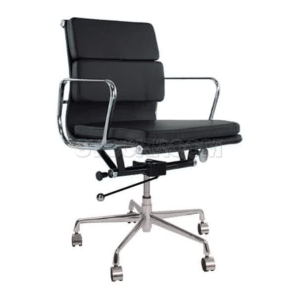 Eames Style Softpad Lowback Office Chair With Castors