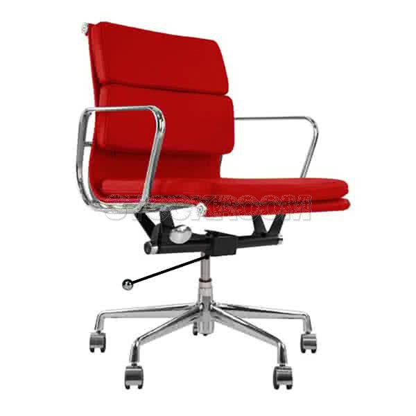 Eames Style Softpad Lowback Office Chair With Castors