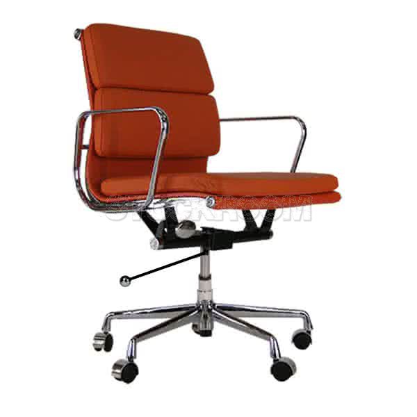 Eames Style Softpad Lowback Office Chair With Castors