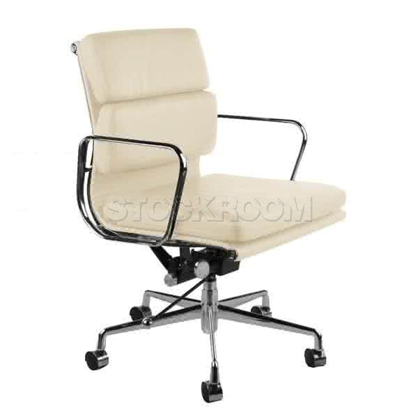 Eames Style Softpad Lowback Office Chair With Castors