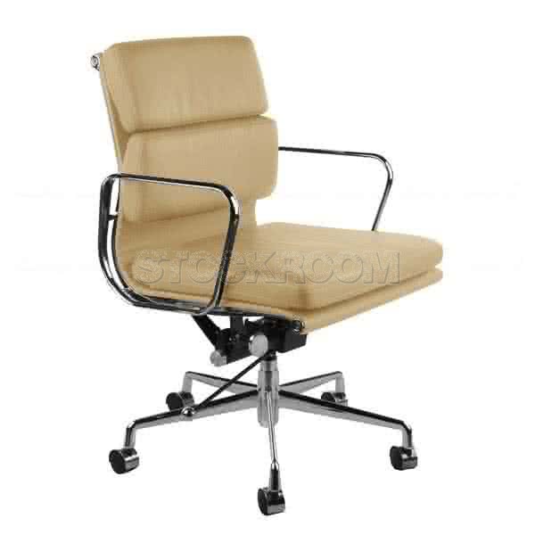 Eames Style Softpad Lowback Office Chair With Castors