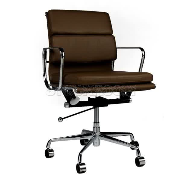 Eames Style Softpad Lowback Office Chair With Castors