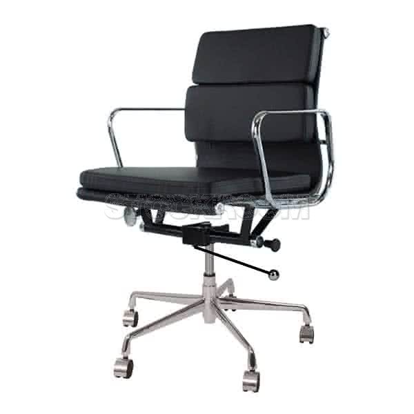 Eames Style Softpad Lowback Office Chair With Castors