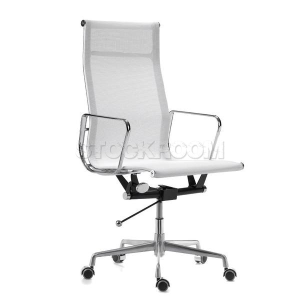 Eames Style Mesh Highback Office Chair With Castors