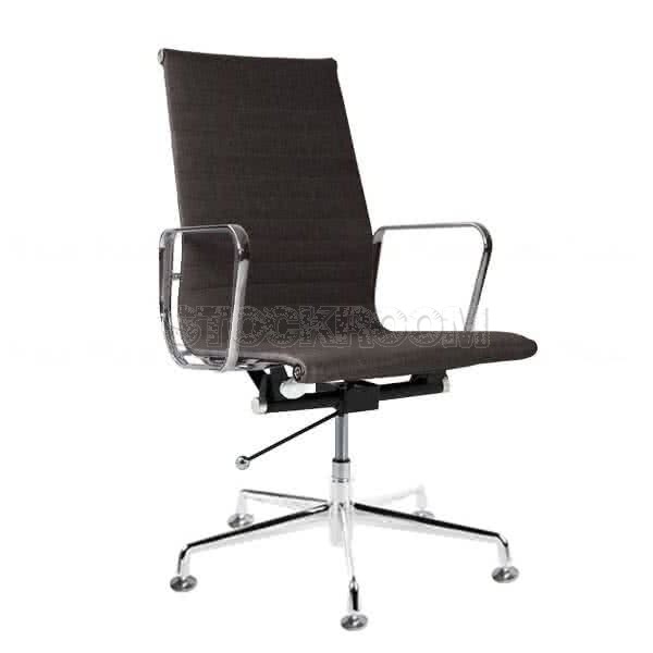 Eames Style Fabric Highback Adjustable Fixed Office Chair