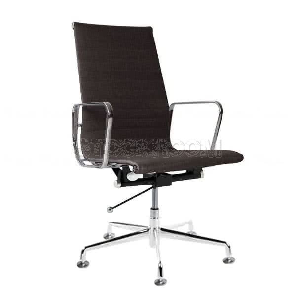 Eames Style Fabric Highback Adjustable Fixed Office Chair