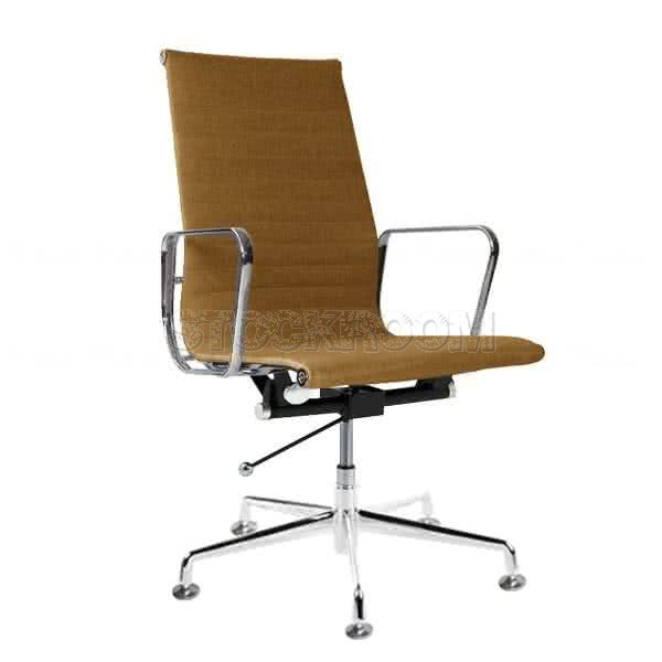 Eames Style Fabric Highback Adjustable Fixed Office Chair