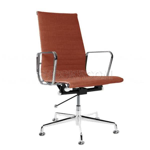 Eames Style Fabric Highback Adjustable Fixed Office Chair