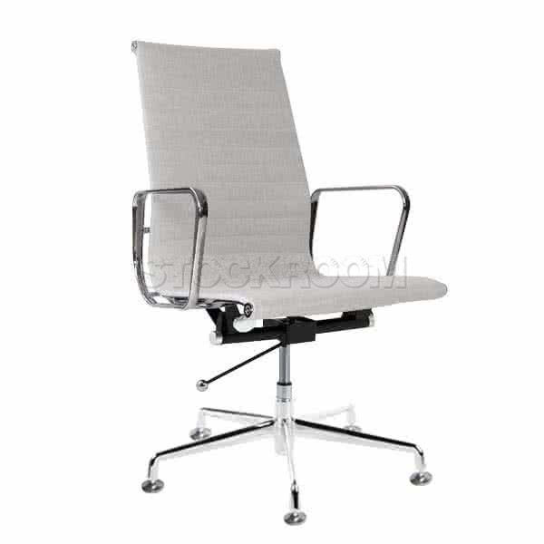 Eames Style Fabric Highback Adjustable Fixed Office Chair
