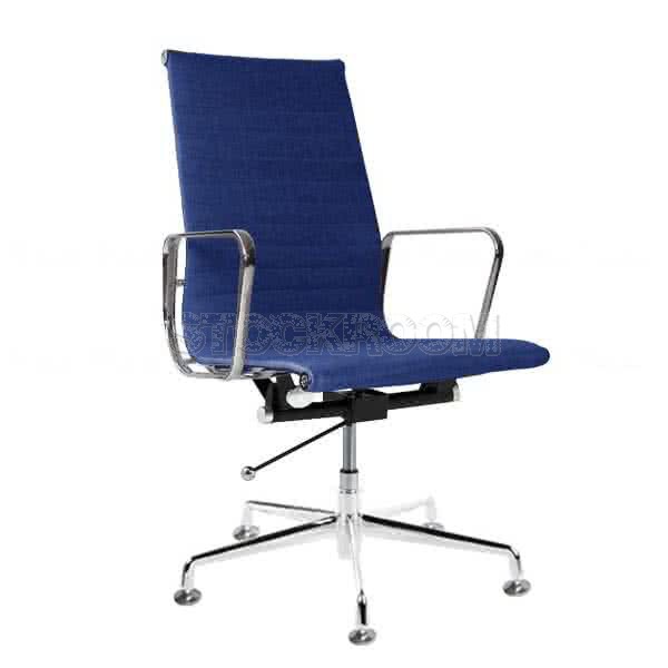 Eames Style Fabric Highback Adjustable Fixed Office Chair
