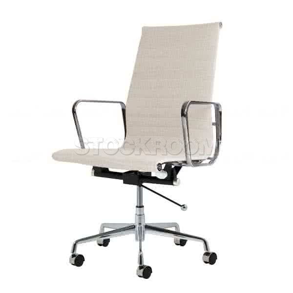 Eames Style Fabric Highback Office Chair With Castors